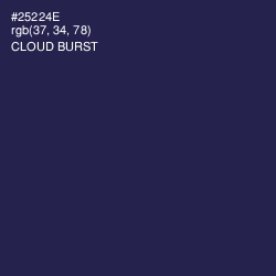#25224E - Cloud Burst Color Image